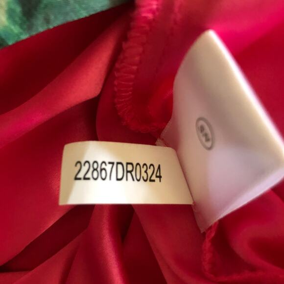 Alex Marie Nina Halter Pink Lily Vibrant Floral Sleeveless Dress Womens Sz 6 NWT - Picture 14 of 16